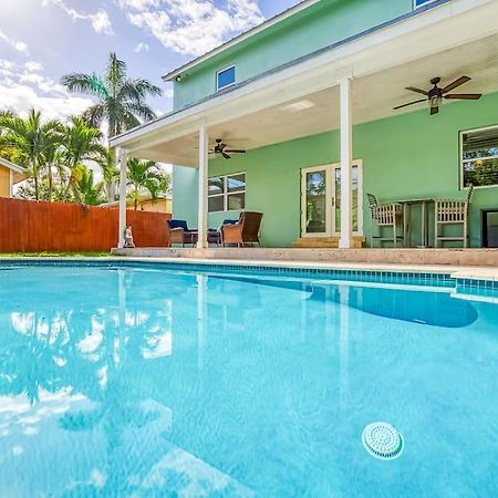 Las Olas Villa With Heated Salt Water Pool フォート・ローダーデール エクステリア 写真